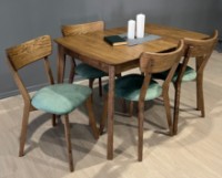 Обеденный стол MobiCasa Mary 140/185x80 Rustic Wax фото №8 — интернет-магазин Desire.md