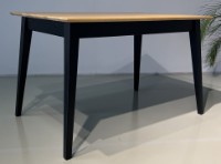 Обеденный стол MobiCasa Oslo 120/200x80 Venge/Natur Wax фото №1 — интернет-магазин Desire.md