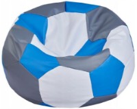 Fotoliu puf BeanBag Ares XXL Серый/Синий/Белый imaginea #1 — magazin online Desire.md