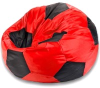 Fotoliu puf BeanBag Oxford 300D L Красный/Черный