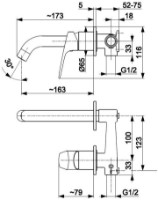 Смеситель для умывальника Armatura Otava (117396) фото №2 — интернет-магазин Desire.md