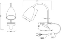 Настольная лампа Trio Wanda (202620131) фото №3 — интернет-магазин Desire.md