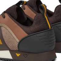 Adidași pentru bărbați Emporio Armani EA7 English Brown s.42.5 imaginea #8 — magazin online Desire.md