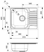 Кухонная мойка Reginox Admiral 40 (L) KG-CC фото №2 — интернет-магазин Desire.md