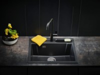 Кухонная мойка Reginox Amsterdam 54 Tapwing Black Silvery фото №3 — интернет-магазин Desire.md