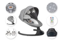 Leagăn pentru bebeluși Momi Kenani Dark Gray imaginea #9 — magazin online Desire.md