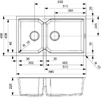 Chiuvetă de bucătărie Reginox Breda 20 Grey Silvery imaginea #2 — magazin online Desire.md