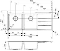 Chiuvetă de bucătărie Reginox Breda 30 Left Black Silvery imaginea #2 — magazin online Desire.md