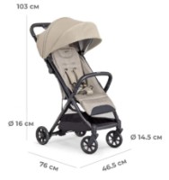 Коляска Inglesina Quid 2 Alpaca Beige фото №3 — интернет-магазин Desire.md