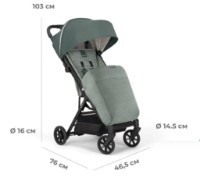 Коляска Inglesina Quid 2 Elephant Grey фото №4 — интернет-магазин Desire.md