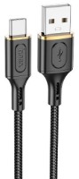Cablu USB Hoco X95 Goldentop Type-C Black