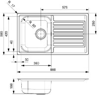 Chiuvetă de bucătărie Reginox Centurio 10 (R) OKG imaginea #2 — magazin online Desire.md