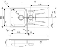 Кухонная мойка Reginox Diplomat 1.5 (R) Eco KGOKG фото №2 — интернет-магазин Desire.md