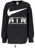 Женская толстовка Nike W Nsw Air Oos Flc Crew Black/White, s.S фото №1 — интернет-магазин Desire.md