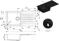 Chiuvetă de bucătărie Reginox Harlem 10 Grey Silvery imaginea #2 — magazin online Desire.md