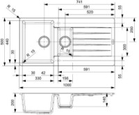 Кухонная мойка Reginox Harlem 15 Pure White фото №2 — интернет-магазин Desire.md