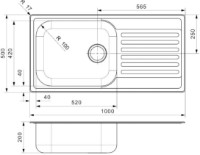 Кухонная мойка Reginox Minister 10 фото №2 — интернет-магазин Desire.md