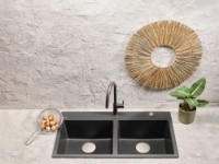 Chiuvetă de bucătărie Reginox Paris 20 Black Silvery imaginea #3 — magazin online Desire.md