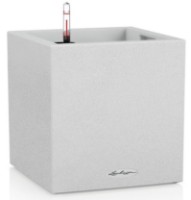 Цветочный горшок Lechuza Canto Color Square 40 Quarz White фото №1 — интернет-магазин Desire.md