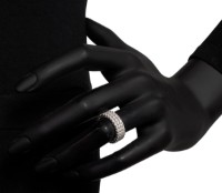 Кольцо Artlinea из серебра с цирконами 16 (ZAN539/16-LB) фото №2 — интернет-магазин Desire.md