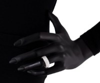 Кольцо Artlinea из серебра с цирконами 18 (ZAN574BI18-LB) фото №2 — интернет-магазин Desire.md