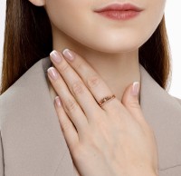 Кольцо Sokolov из золота с бриллиантом 17 (1011938) фото №2 — интернет-магазин Desire.md