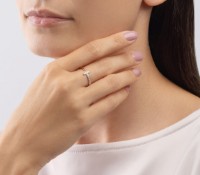 Кольцо Sokolov из красного золота с фианитами 16 (18979) фото №2 — интернет-магазин Desire.md