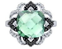 Кольцо Sokolov из серебра с кварцем и цирконием 17.5 (92011347) фото №3 — интернет-магазин Desire.md