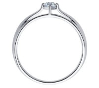 Inel Sokolov din argint cu zirconiu 18 (94-110-01381-1) imaginea #3 — magazin online Desire.md