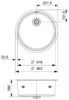 Chiuvetă de bucătărie Reginox New York Round 420 imaginea #2 — magazin online Desire.md