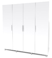 Шкаф Smartex N9 200x47x210cm Белый