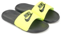 Șlapi pentru bărbați Nike Victori One Slide Black/Volt, s.47.5 imaginea #2 — magazin online Desire.md