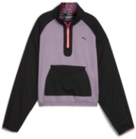 Jachetă damă Puma Hypernatural Woven 1/2 Zip Pale Plum, s.M