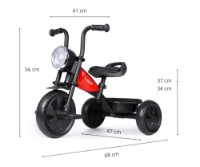 Bicicletă copii Qplay Triduro Red imaginea #7 — magazin online Desire.md