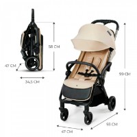Carucior Kinderkraft Apino Dune Beige (KSAPIN00BEG0000) imaginea #7 — magazin online Desire.md