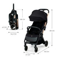 Коляска Kinderkraft Apino Raven Black (KSAPIN00BLK0000) фото №9 — интернет-магазин Desire.md