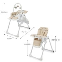 Scaun de masa Kinderkraft Tummie Beige (KHTUMM00BEG0000) imaginea #10 — magazin online Desire.md