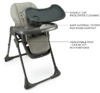 Scaun de masa Kinderkraft Tummie Grey (KHTUMM00GRY0000) imaginea #6 — magazin online Desire.md