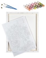 Картина по номерам Strateg Девушка в розовом свете (DY433) фото №3 — интернет-магазин Desire.md