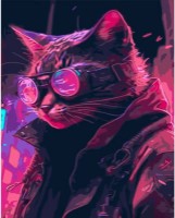 Tablou pe numere Strateg Кот из будущего (DY389)