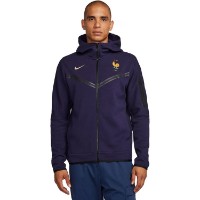 Hanorac pentru bărbați Nike Fff M Tch Flc Fz Wr Hdy Blackened Blue/Club Gold, s.L