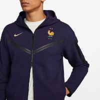 Hanorac pentru bărbați Nike Fff M Tch Flc Fz Wr Hdy Blackened Blue/Club Gold, s.S imaginea #3 — magazin online Desire.md