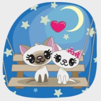 Tablou pe numere Strateg Котики на лавочке (ES0831) imaginea #1 — magazin online Desire.md