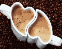 Tablou pe numere Strateg Кофе любви (DY283)