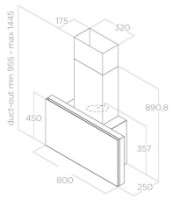 Hota Elica PLAT BL/F/80 imaginea #4 — magazin online Desire.md