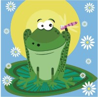 Tablou pe numere Strateg Лягушка на кувшинке (ES058)