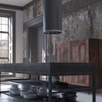 Hota Faber Corinthia IS.Dark Grey Matt/Cem imaginea #2 — magazin online Desire.md