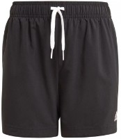 Pantaloni scurți pentru copii Adidas B Sl Chelsea Black/White, s.140 imaginea #1 — magazin online Desire.md