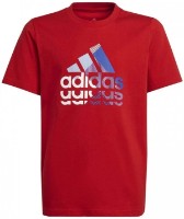 Детская футболка Adidas U Bl Gt Better Scarlet, s.128