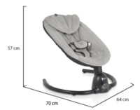 Leagăn electric Moni Clarissa Grey imaginea #7 — magazin online Desire.md